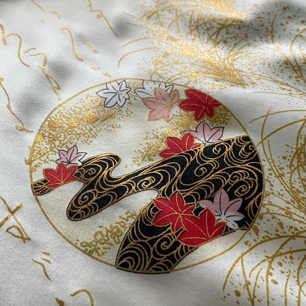 🎎 Kyoto Sen'i, The Tale of Genji Silk Kimono - Picture 14 of 16